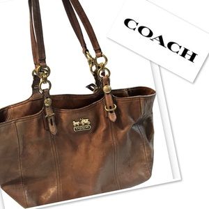 COACH G1082-15740 Womens Brown Mia Medium Tote bag - MSRP $298.00 – Pre-Owned